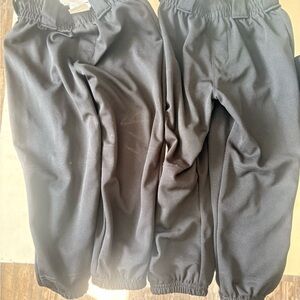 2 Kids baseball pants Black XS